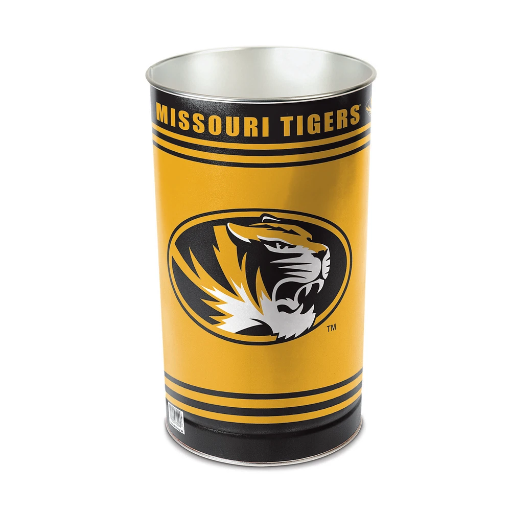 WinCraft Missouri Tigers 15'' Tapered Wastebasket