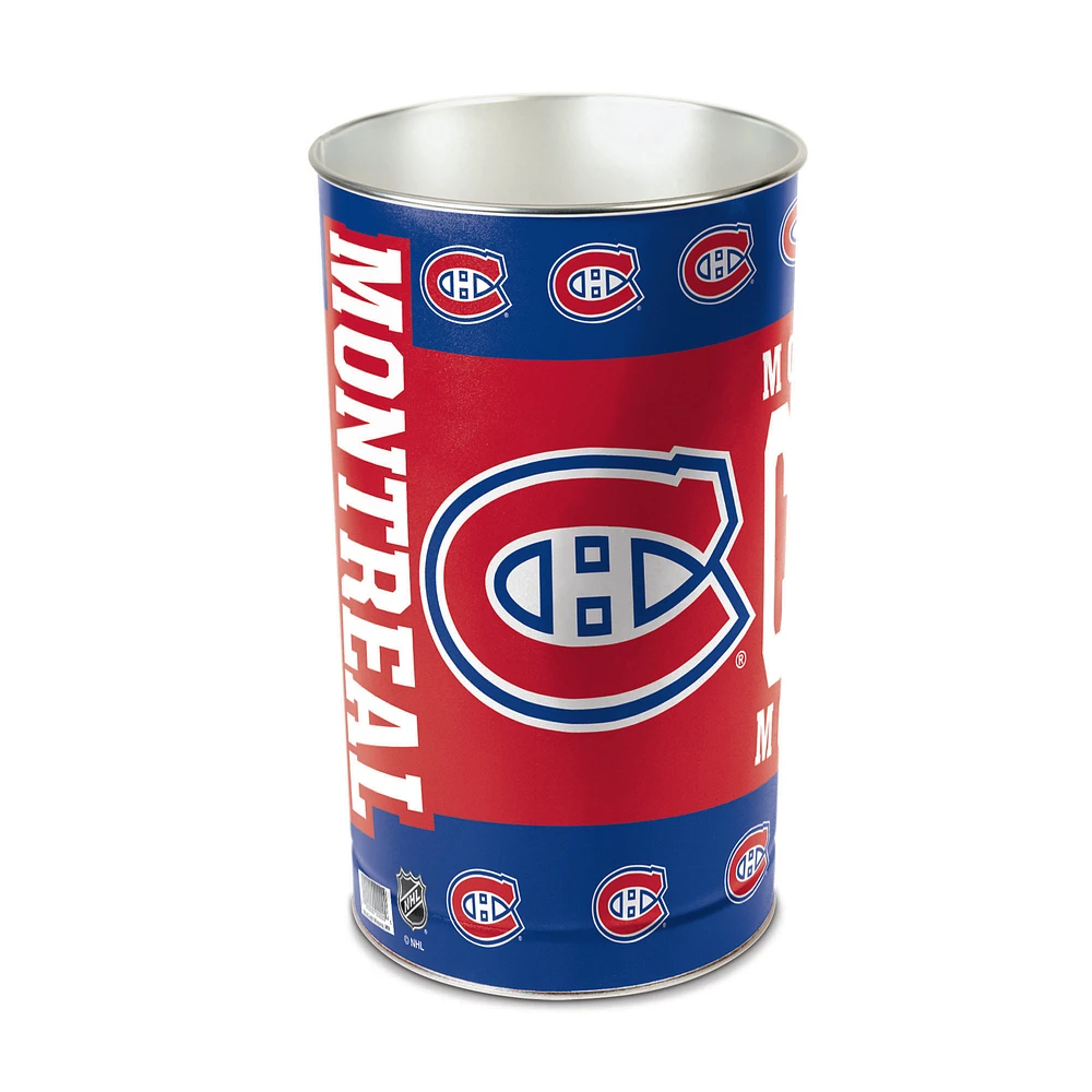 WinCraft Montreal Canadiens 15'' Tapered Wastebasket
