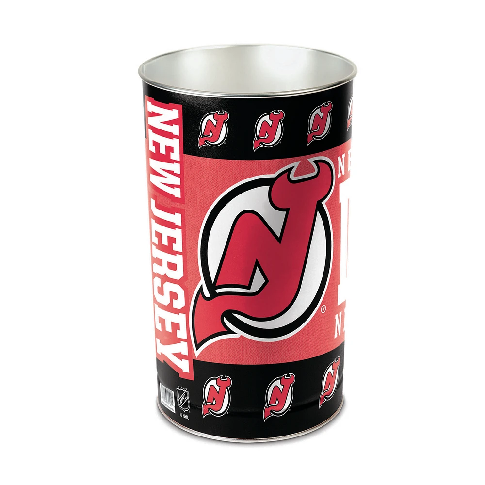 WinCraft New Jersey Devils 15'' Tapered Wastebasket