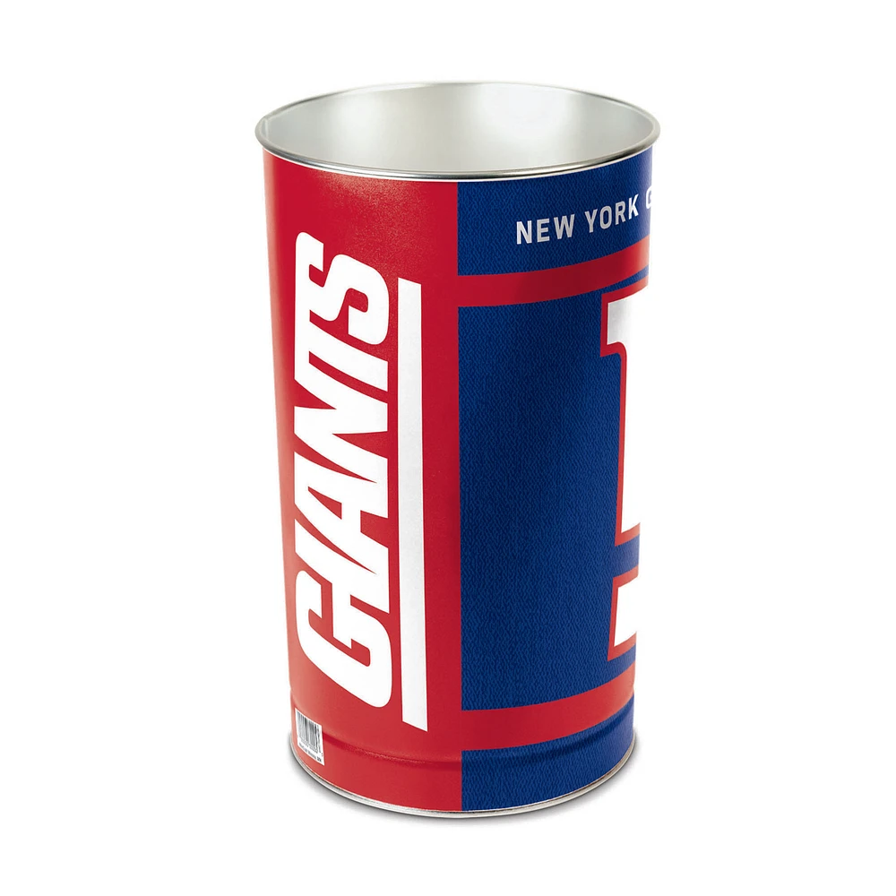 WinCraft New York Giants 15'' Tapered Wastebasket