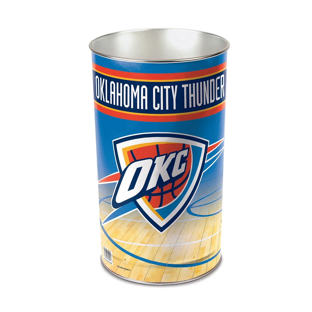 WinCraft Oklahoma City Thunder 15'' Tapered Wastebasket