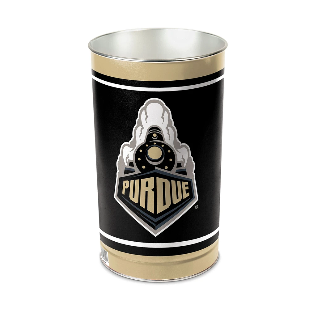 WinCraft Purdue Boilermakers 15'' Tapered Wastebasket