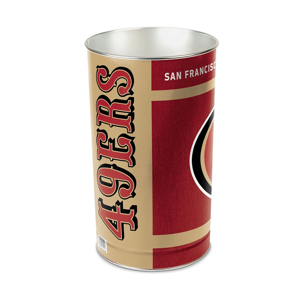 WinCraft San Francisco 49ers 15'' Tapered Wastebasket