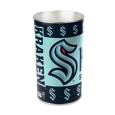 WinCraft Seattle Kraken 15'' Tapered Wastebasket