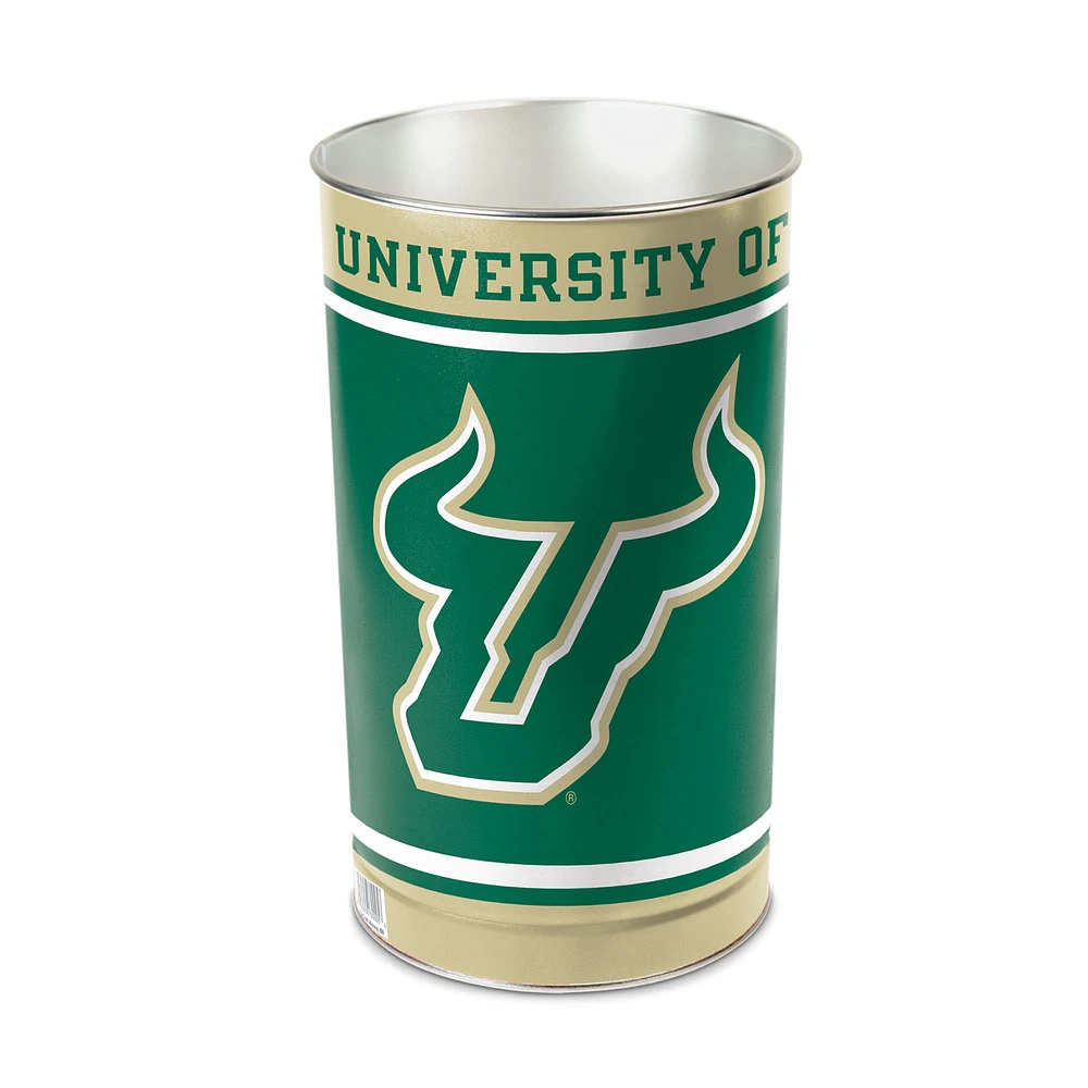 WinCraft South Florida Bulls 15'' Tapered Wastebasket
