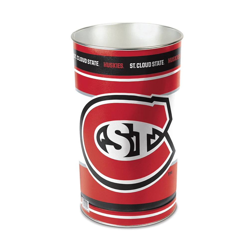 WinCraft St. Cloud State Huskies 15'' Tapered Wastebasket