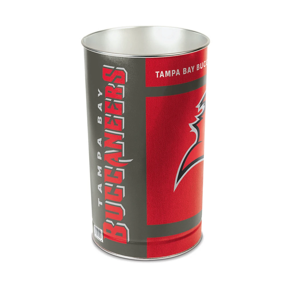 WinCraft Tampa Bay Buccaneers 15'' Tapered Wastebasket