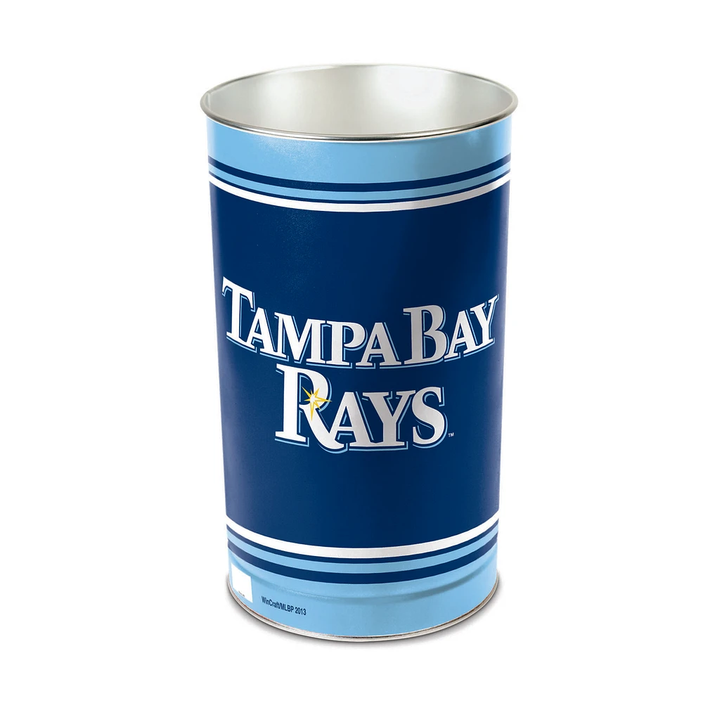 WinCraft Tampa Bay Rays 15'' Tapered Wastebasket
