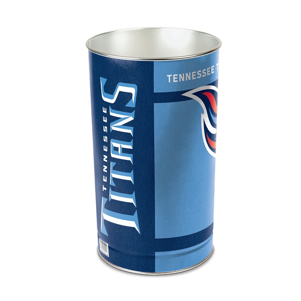 WinCraft Tennessee Titans 15'' Tapered Wastebasket