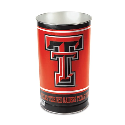 WinCraft Texas Tech Red Raiders 15'' Tapered Wastebasket