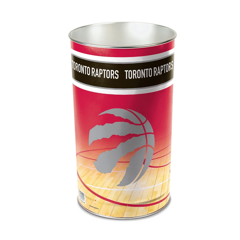 WinCraft Toronto Raptors 15'' Tapered Wastebasket