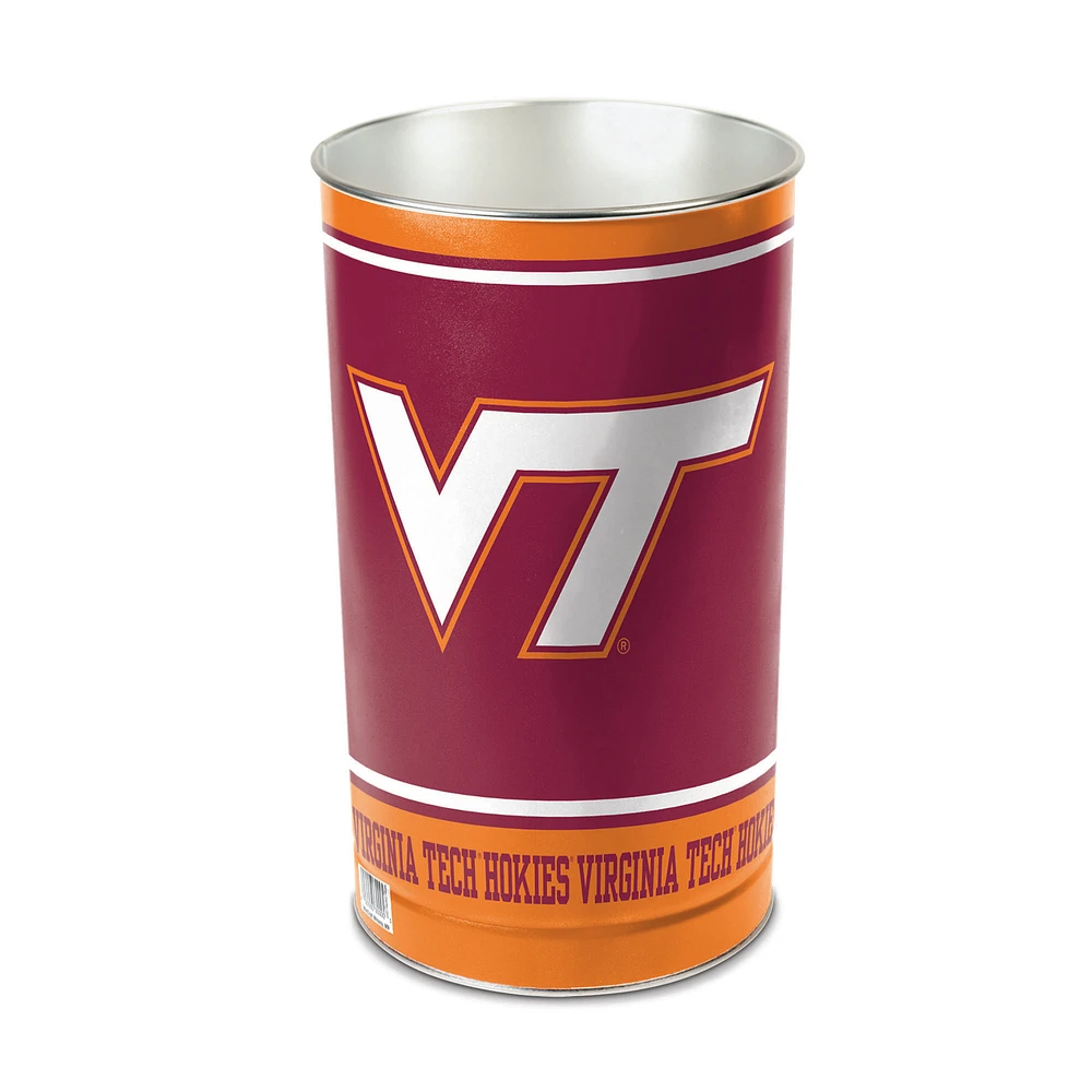 WinCraft Virginia Tech Hokies 15'' Tapered Wastebasket