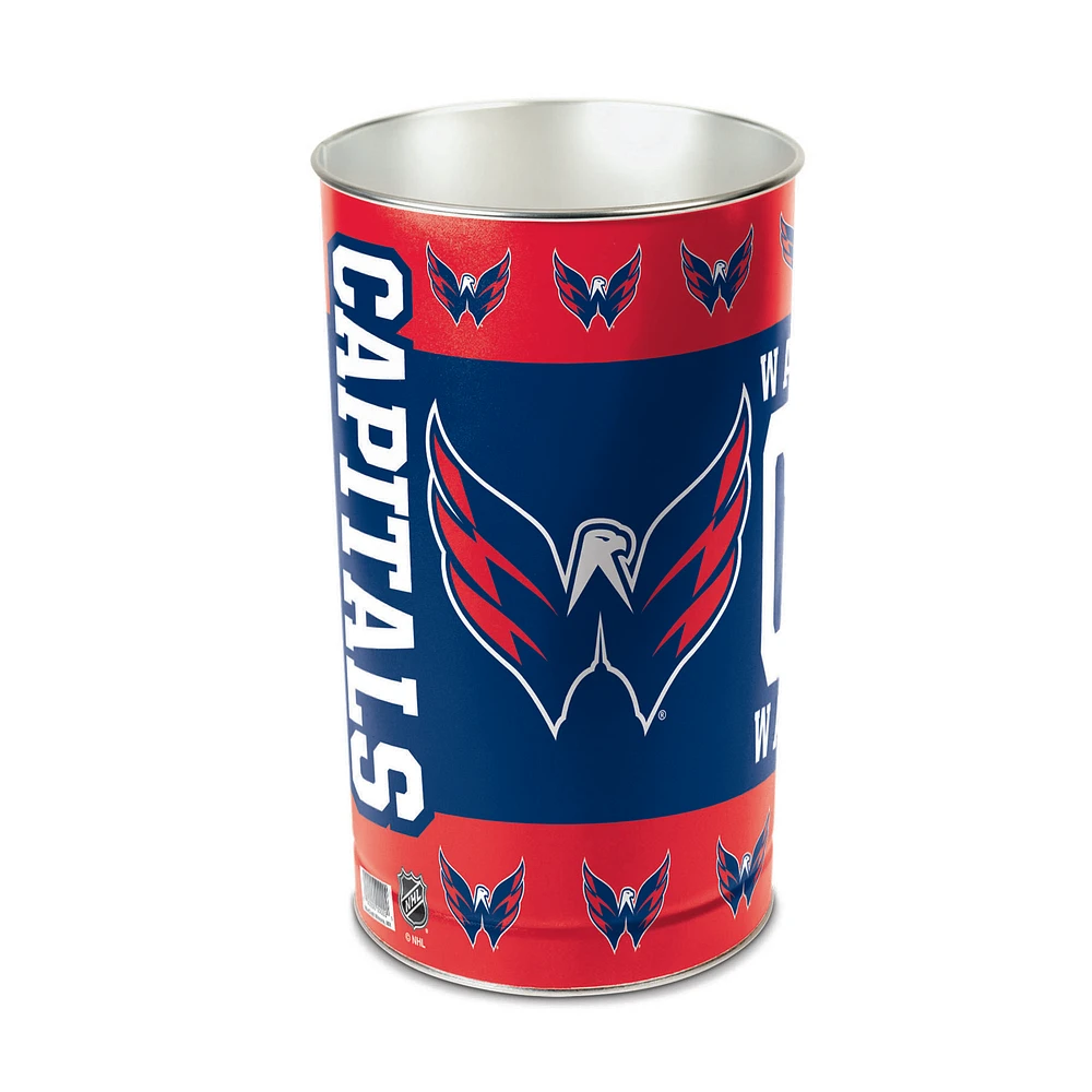 WinCraft Washington Capitals 15'' Tapered Wastebasket