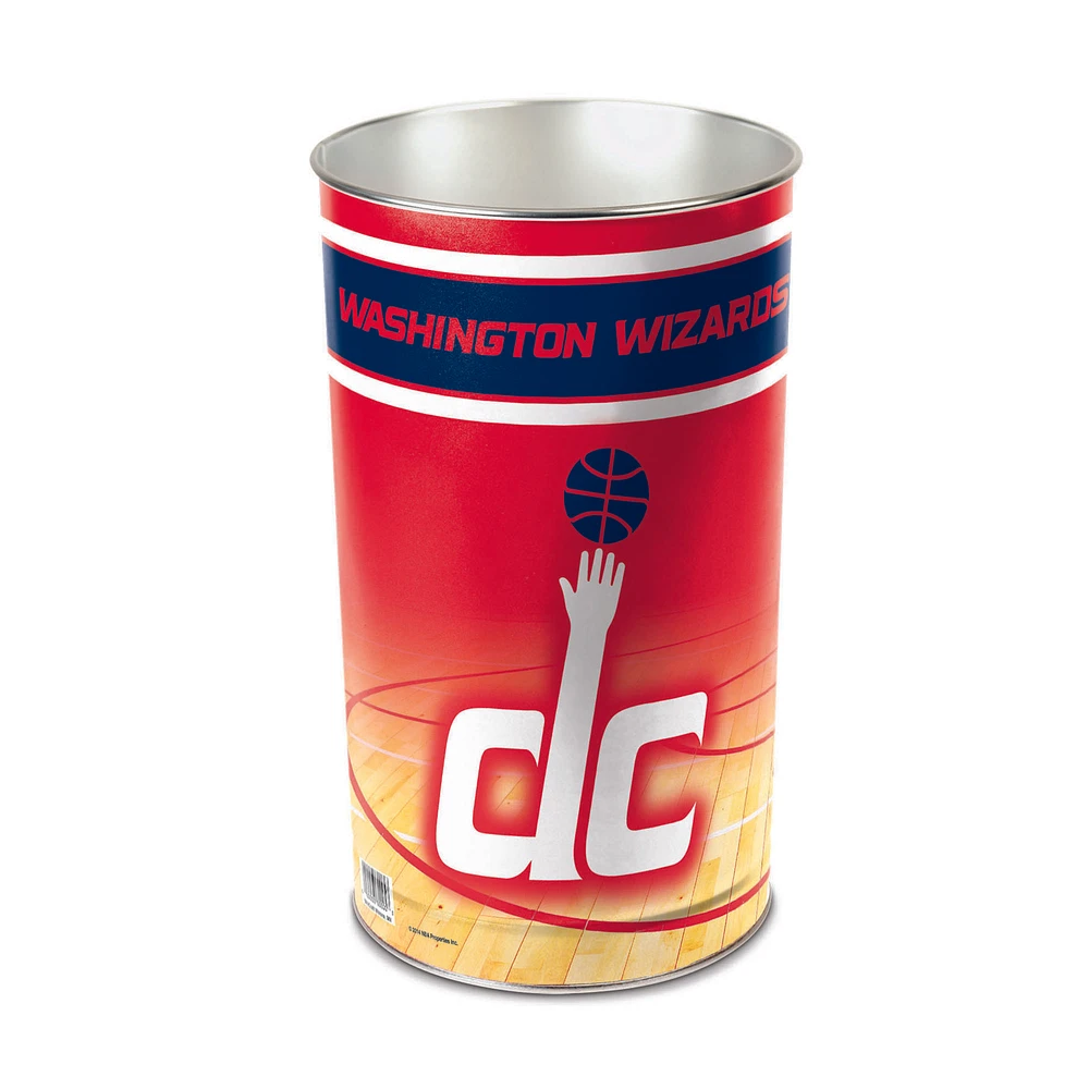 WinCraft Washington Wizards 15'' Tapered Wastebasket