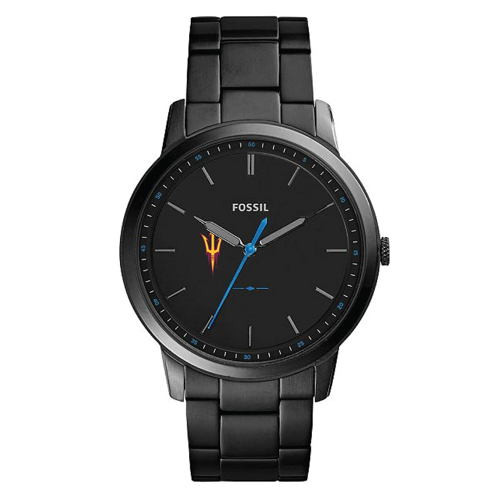 Fossil Arizona State Sun Devils The Minimalist Slim Stainless Steel Watch