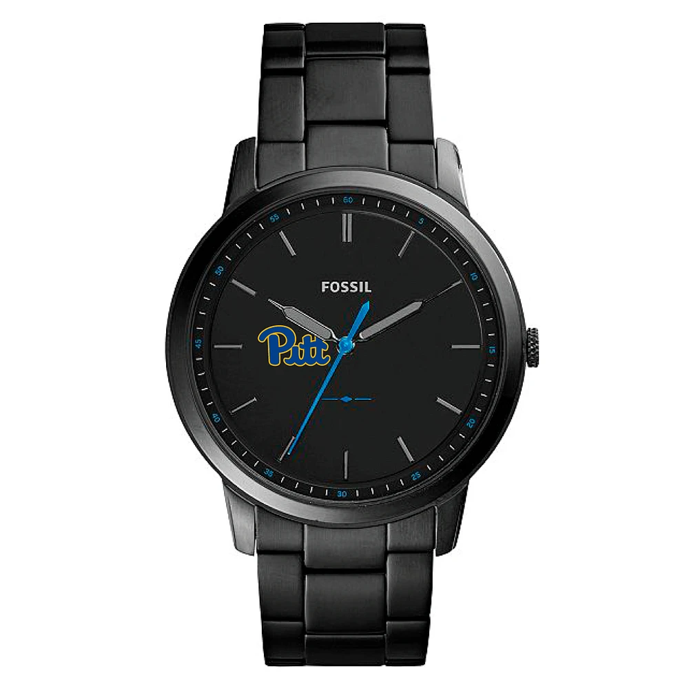 Fossil Pitt Panthers The Minimalist Slim Stainless Steel Watch