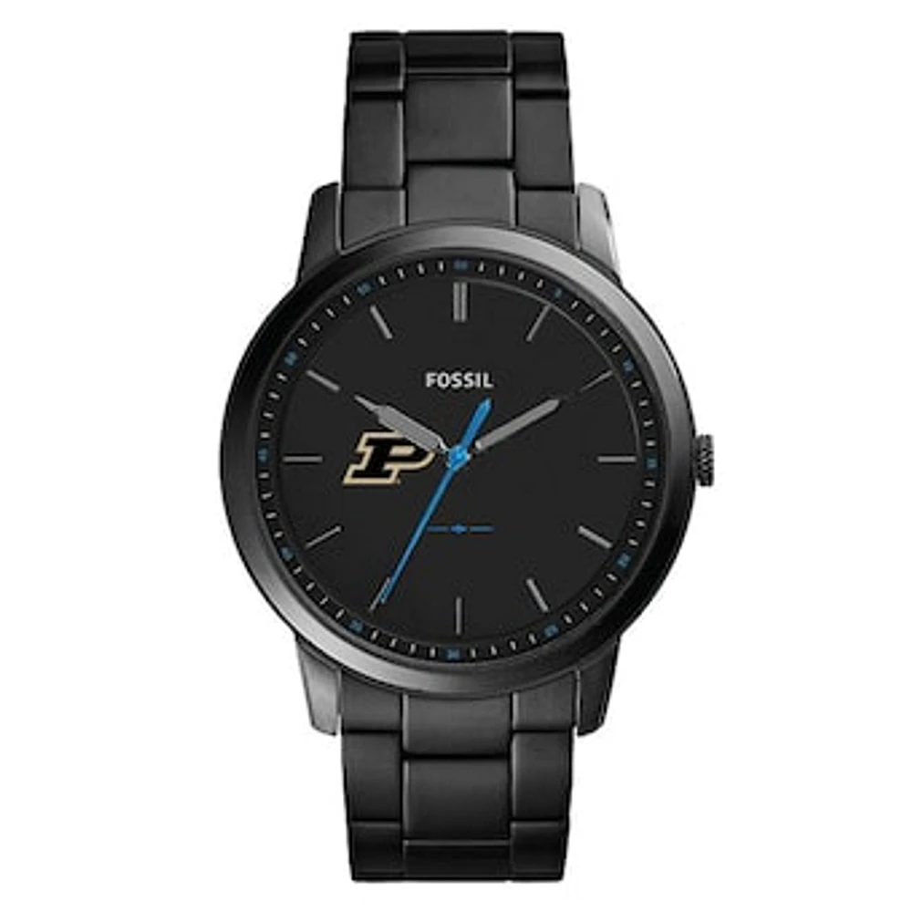 Fossil Purdue Boilermakers The Minimalist Slim Stainless Steel Watch