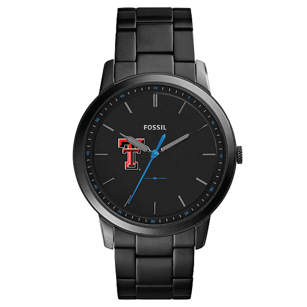 Fossil Texas Tech Red Raiders The Minimalist Slim Stainless Steel Watch
