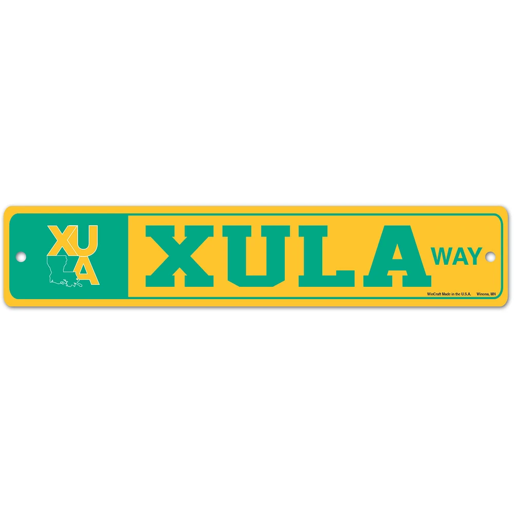 WinCraft XULA Gold 3.75'' x 19'' Street Sign