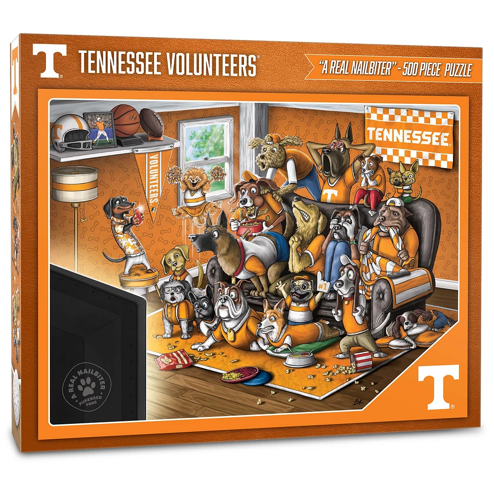 Tennessee Volunteers Purebred Fans 18'' x 24'' A Real Nailbiter 500-Piece Puzzle