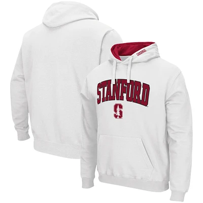 Men's Colosseum Cardinal Stanford Cardinal Arch & Logo 3.0 Pullover Hoodie