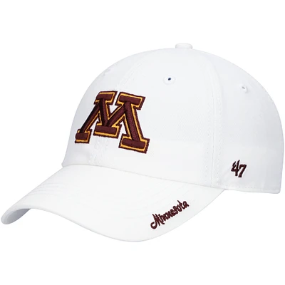 Women's '47 White Minnesota Golden Gophers Miata Clean Up Adjustable Hat