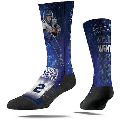 Youth Strideline Carson Wentz Indianapolis Colts Galaxy Crew Socks