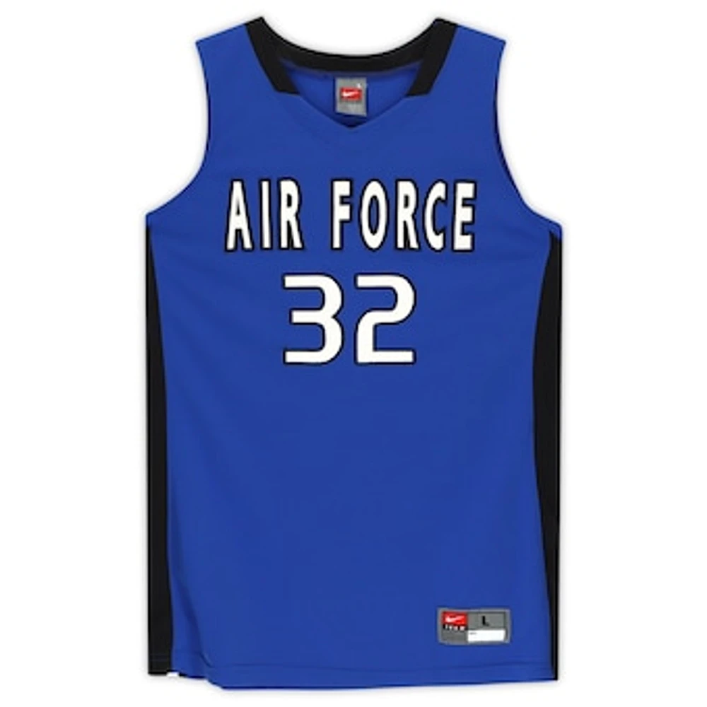 Air Force Falcons Nike Team-Issued #32 Royal & Black Jersey from the Basketball Program - Size L