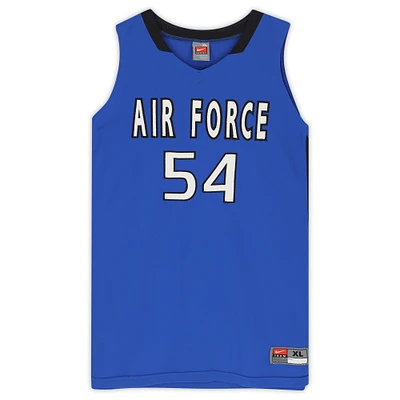 Air Force Falcons Nike Team-Issued #54 Royal & Black Jersey from the Basketball Program