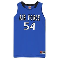 Air Force Falcons Nike Team-Issued #54 Royal & Black Jersey from the Basketball Program