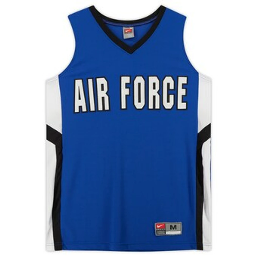 Air Force Falcons Nike Team-Issued Royal White & Black Jersey from the Basketball Program
