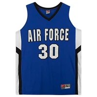 Air Force Falcons Nike Team-Issued #30 Royal White & Black Jersey from the Basketball Program - Size L