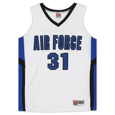 Air Force Falcons Team-Issued #31 White and Black Jersey from the Basketball Program - Size XL