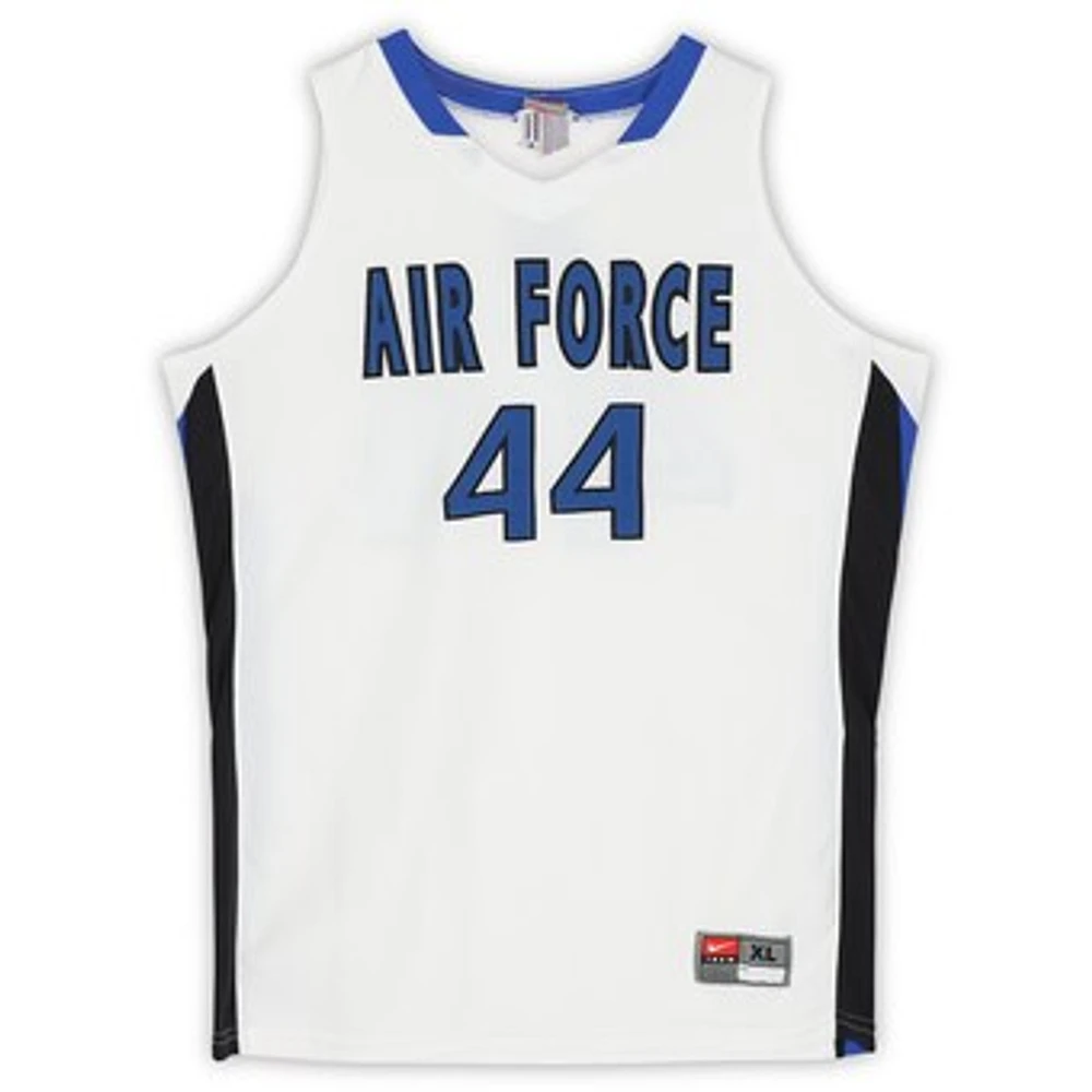 Air Force Falcons Team-Issued #44 White Blue and Black Jersey from the Basketball Program - Size XL