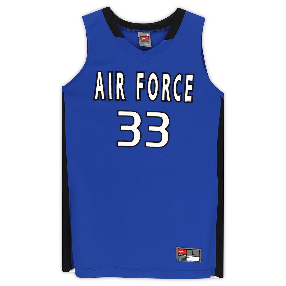 Air Force Falcons Nike Team-Issued #33 Royal & Black Jersey from the Basketball Program