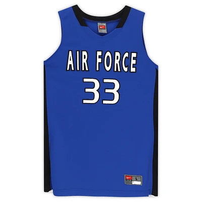 Air Force Falcons Nike Team-Issued #33 Royal & Black Jersey from the Basketball Program