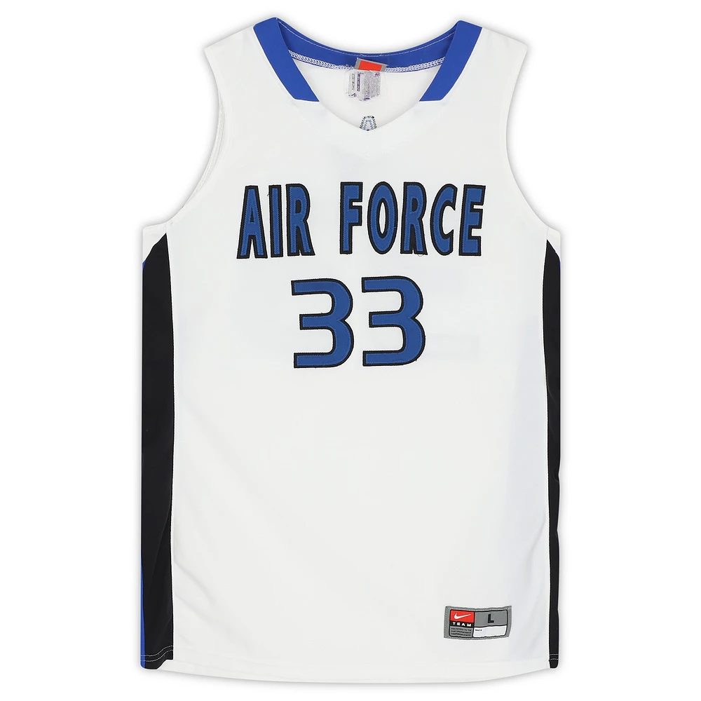Air Force Falcons Team-Issued #33 White and Jersey from the Basketball Program