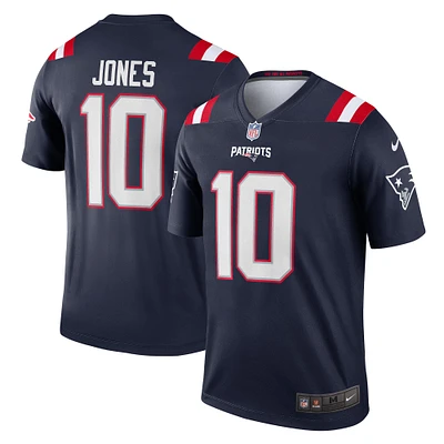 Men's Nike Mac Jones Navy New England Patriots Legend Player Performance Top