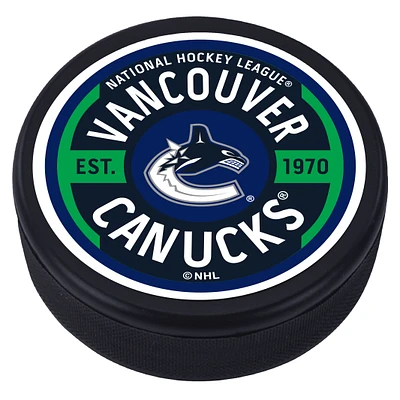 Vancouver Canucks Gear Hockey Puck