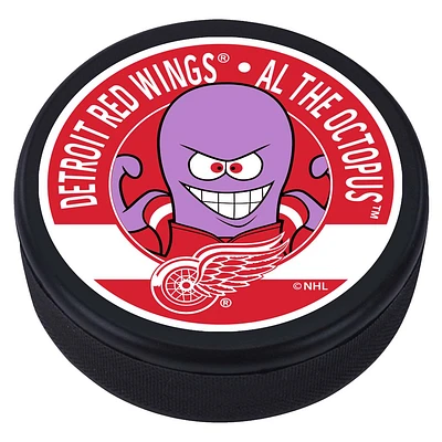 Detroit Red Wings Mascot Hockey Puck