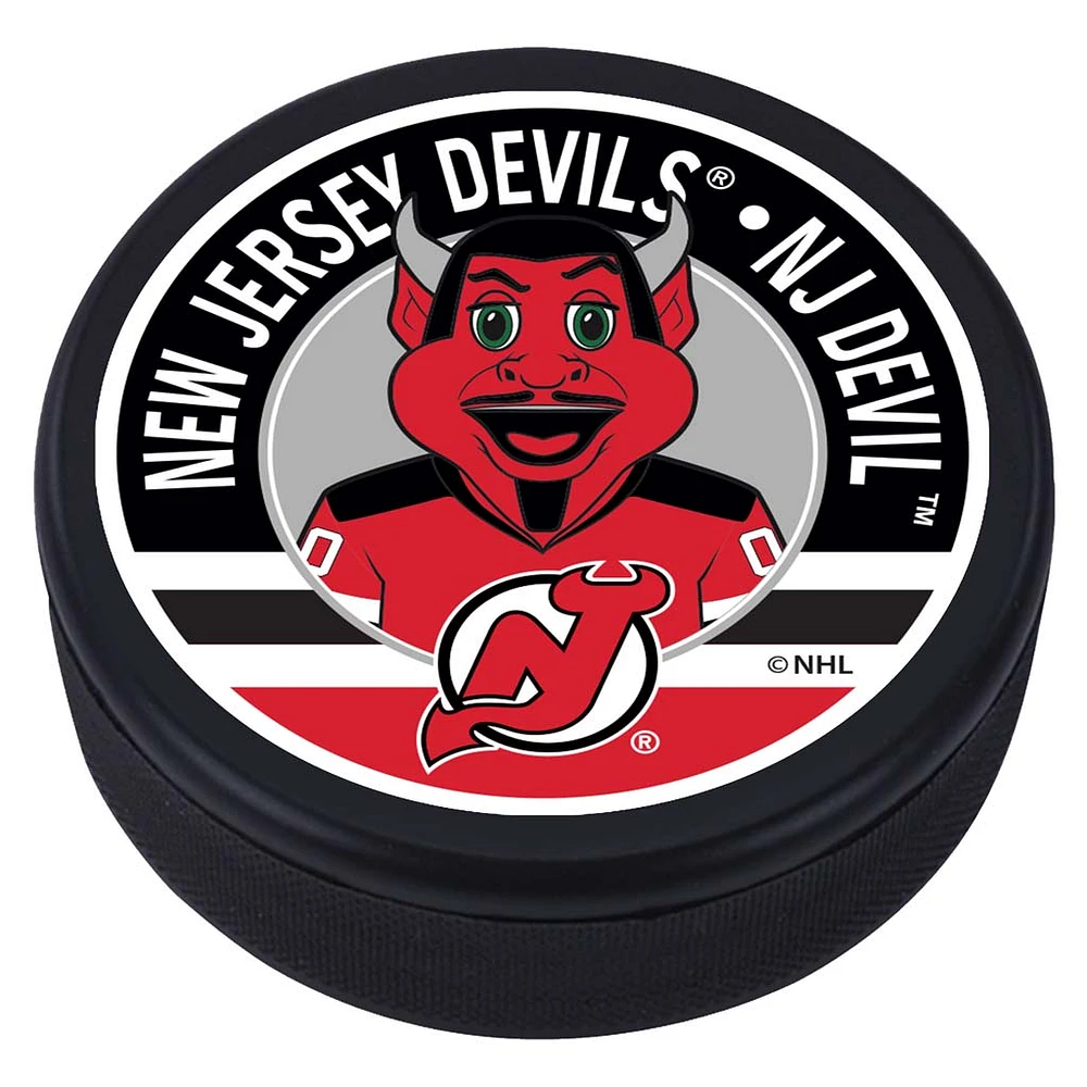 New Jersey Devils Mascot Hockey Puck