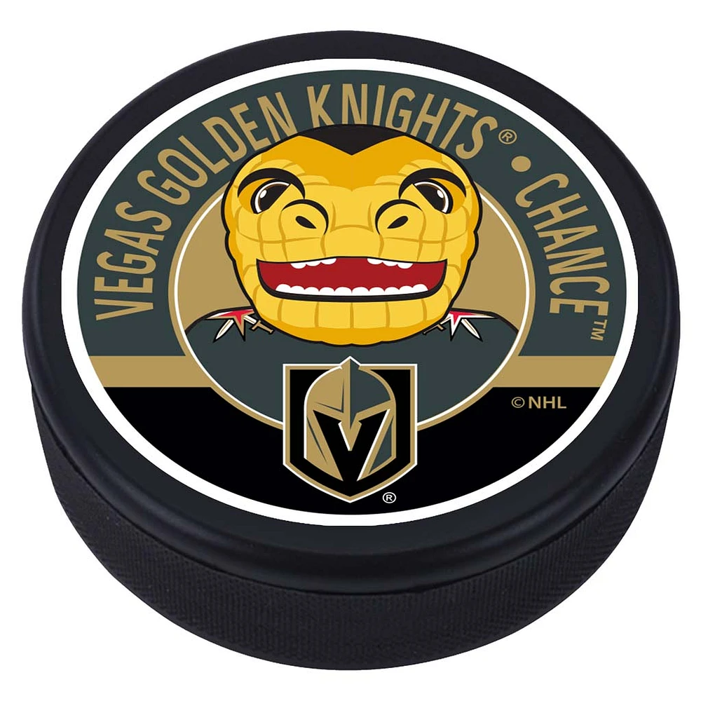 Vegas Golden Knights Mascot Hockey Puck