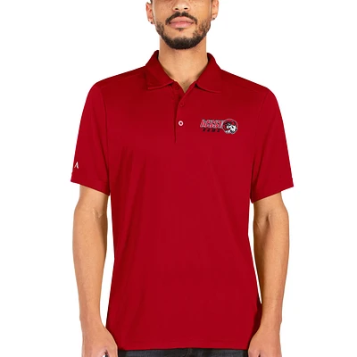 Men's Antigua Red Winston-Salem State Rams Tribute Polo