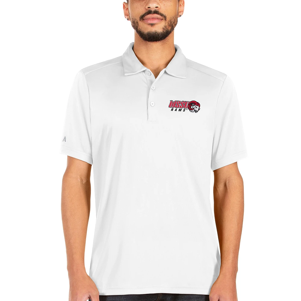 Men's Antigua White Winston-Salem State Rams Tribute Polo