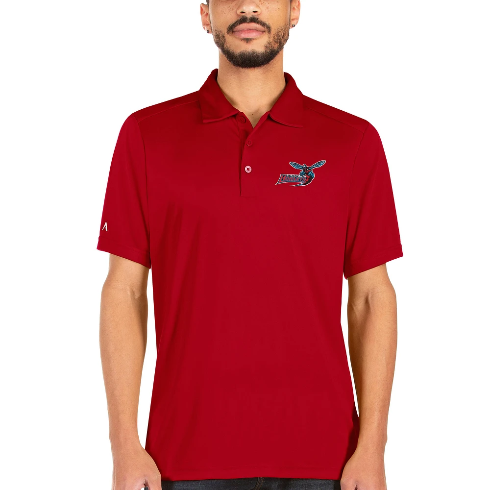 Men's Antigua Red Delaware State Hornets Big & Tall Tribute Polo