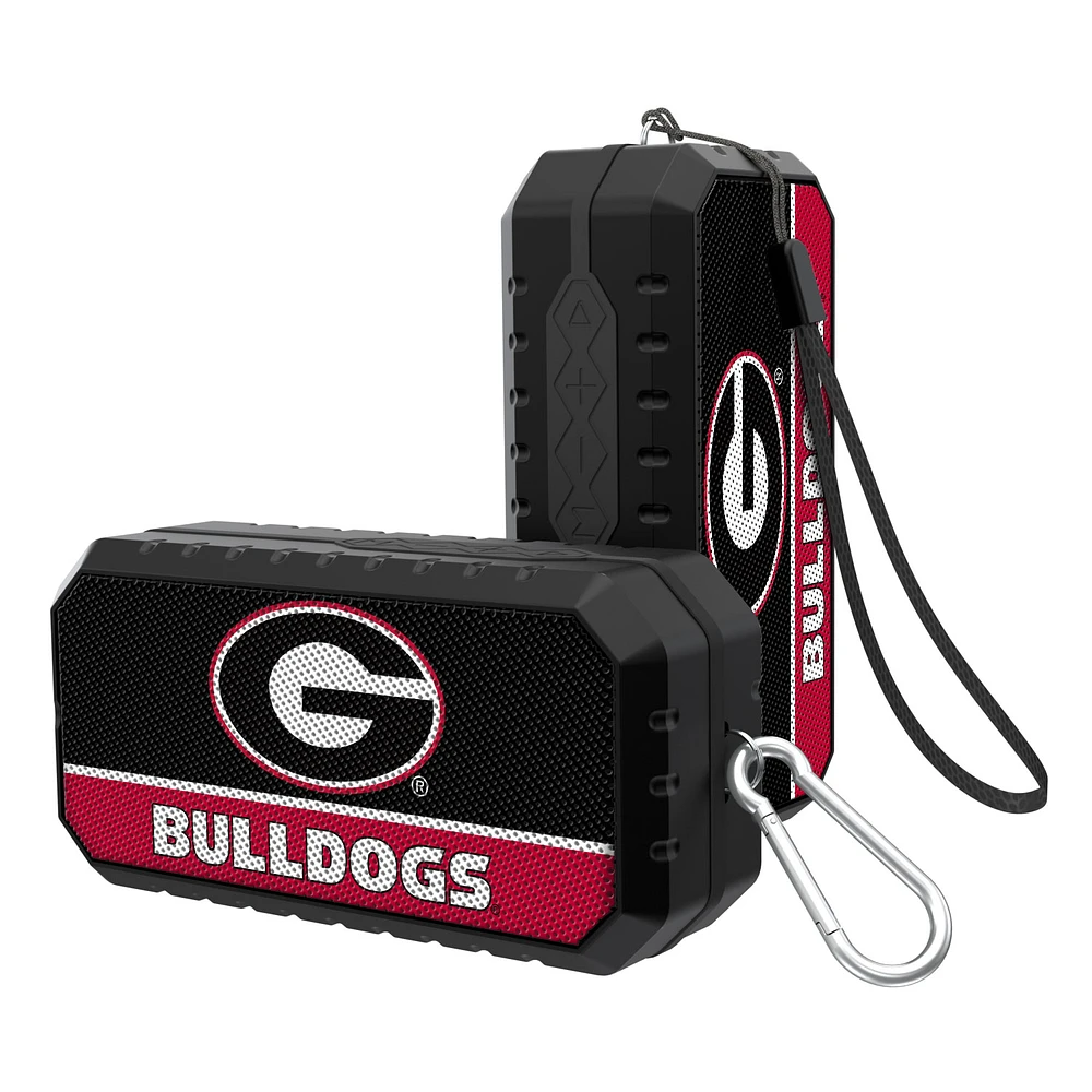 Georgia Bulldogs Primary Logo End Zone Water Resistant Bluetooth Speaker