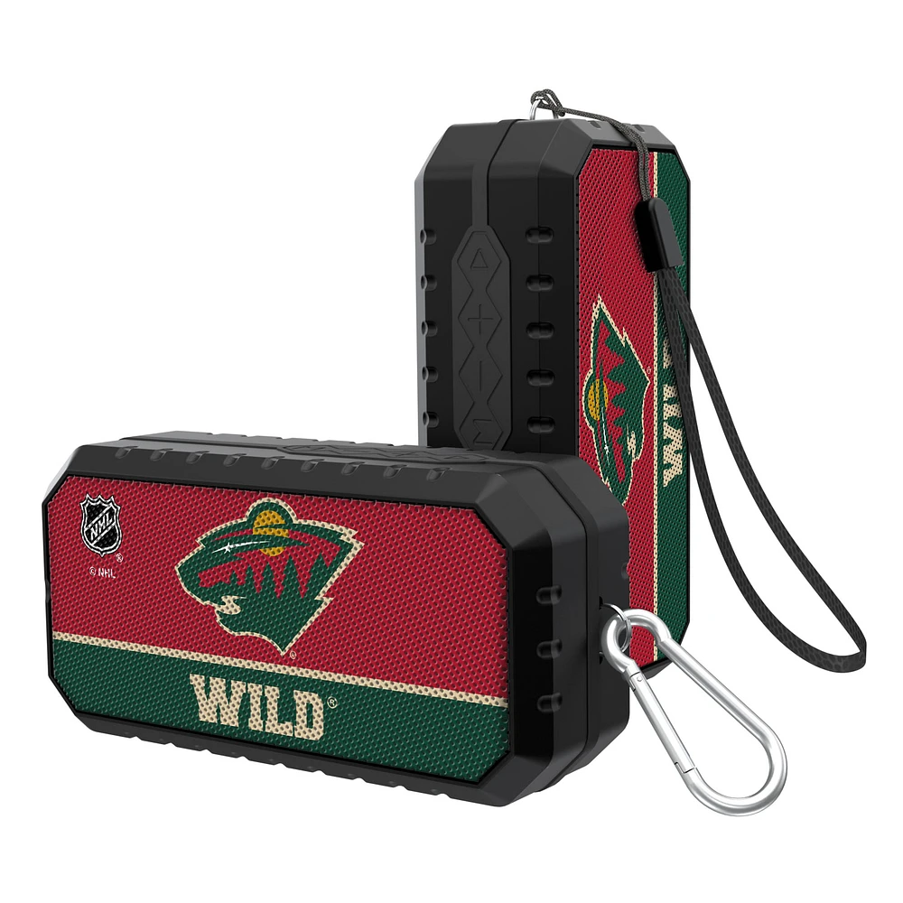 Minnesota Wild End Zone Water Resistant Bluetooth Speaker