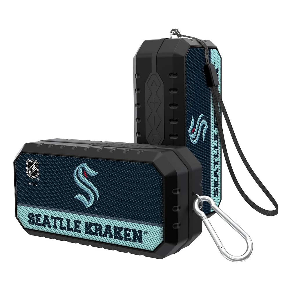 Seattle Kraken End Zone Water Resistant Bluetooth Speaker