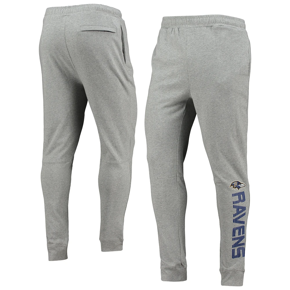 Men's MSX by Michael Strahan Heathered Gray Baltimore Ravens Jogger Pants