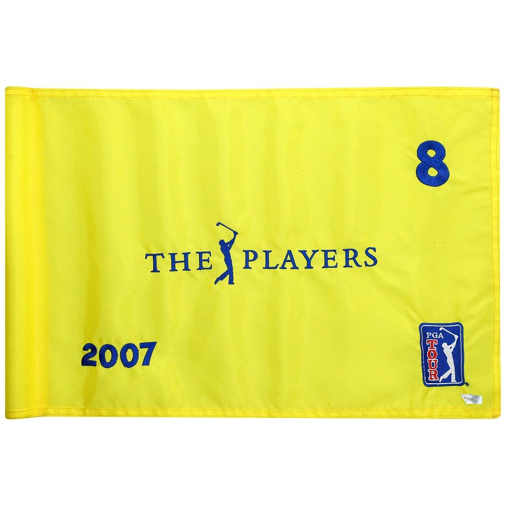 PGA TOUR Event-Used #8 Yellow Pin Flag from THE PLAYERS on May 10th to 13th 2007